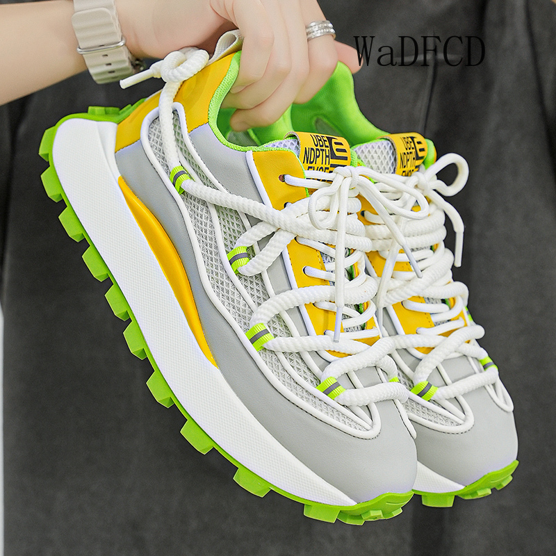 Chunky รองเท้าผ้าใบผู้ชายรองเท - Crossfit Hard บทวิจารณ์และราคา